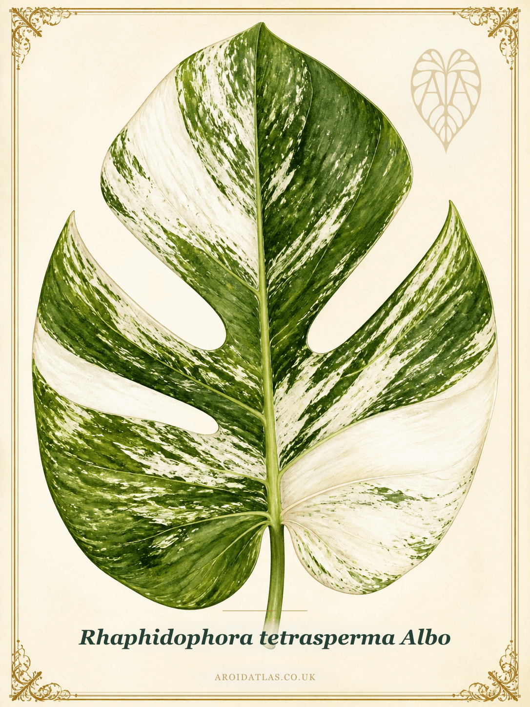 Albo Variegated Mini Monstera