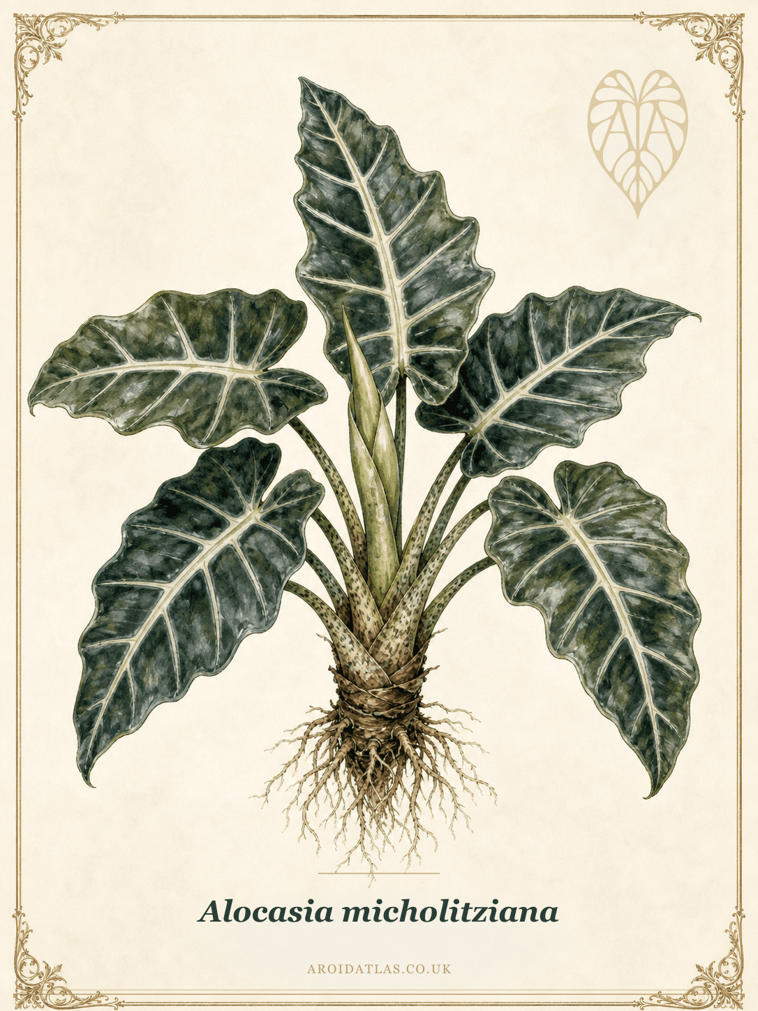 Green Velvet Alocasia
