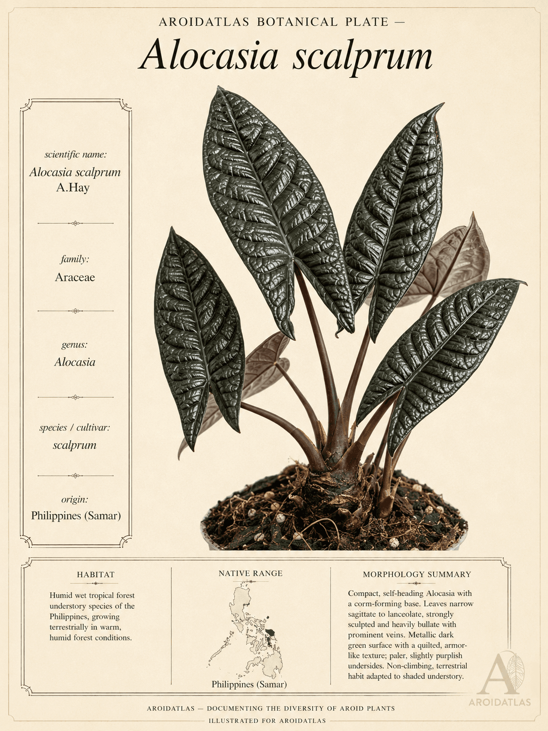 Scalprum Alocasia