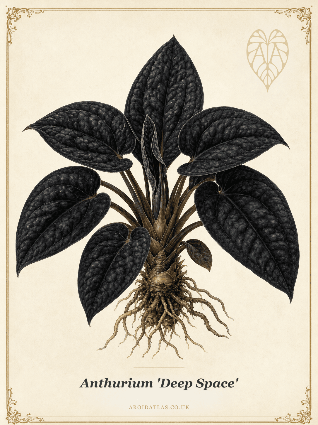 Deep Space Anthurium