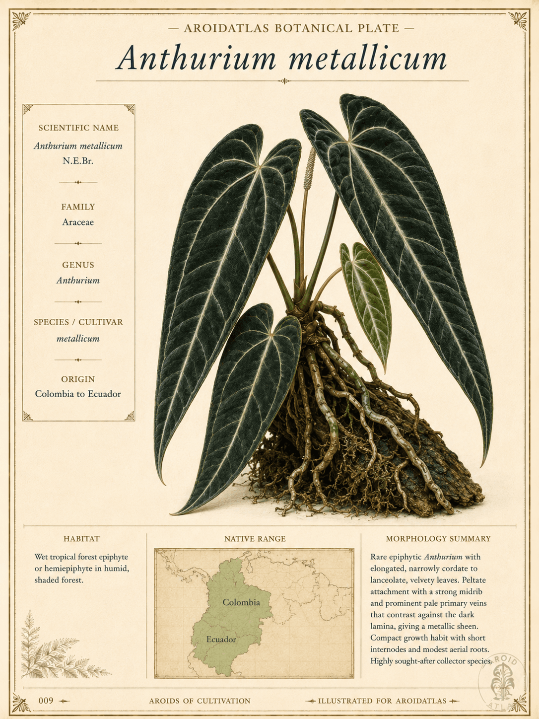 Metallic Anthurium