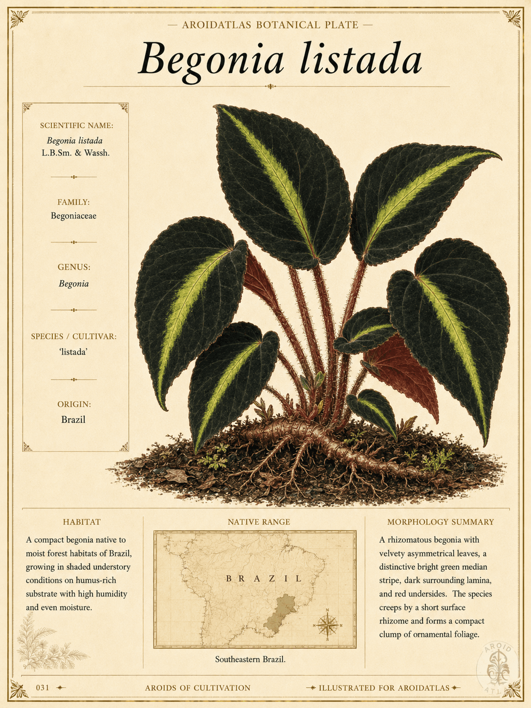 Striped Begonia