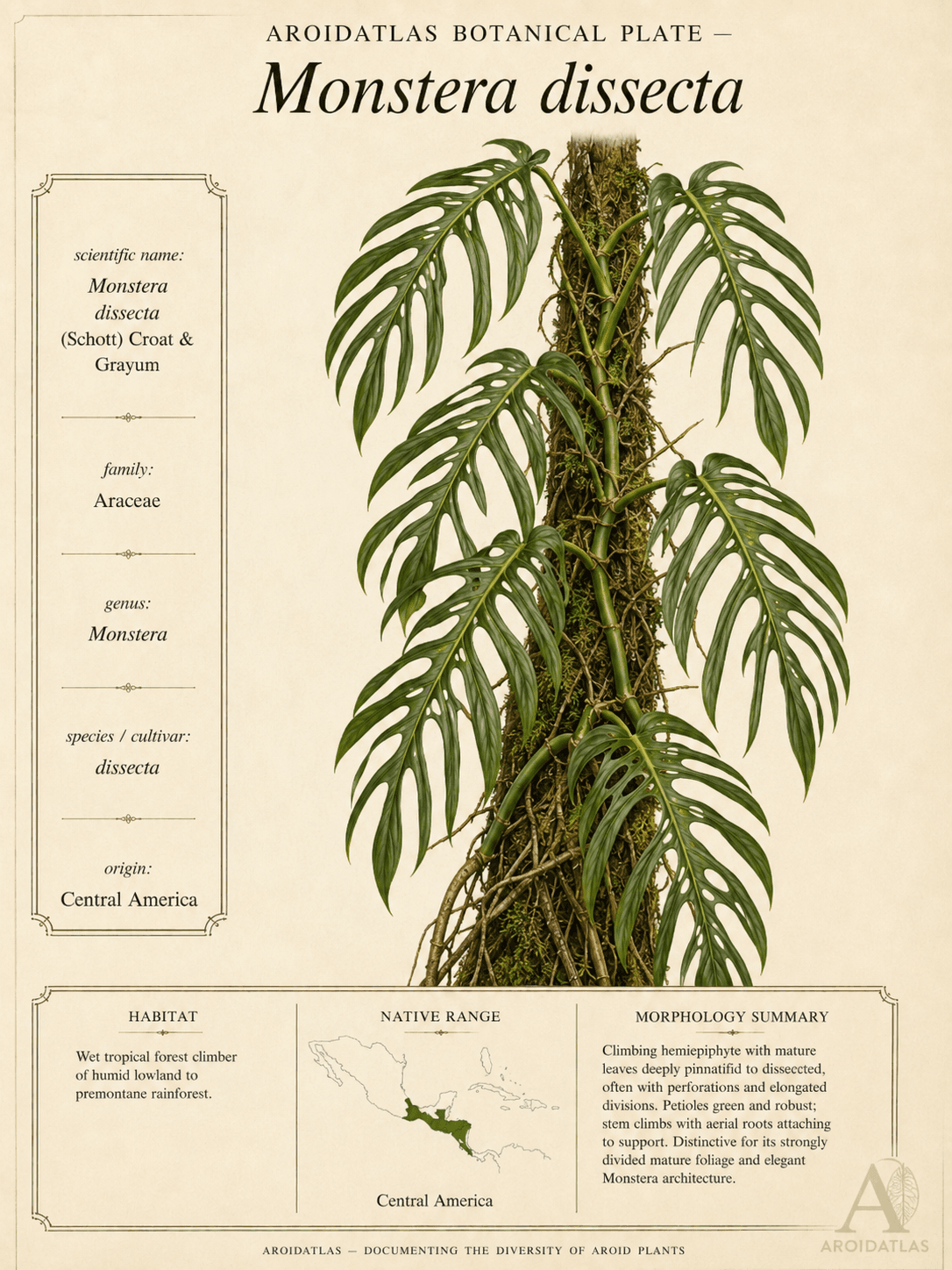 Dissected Monstera