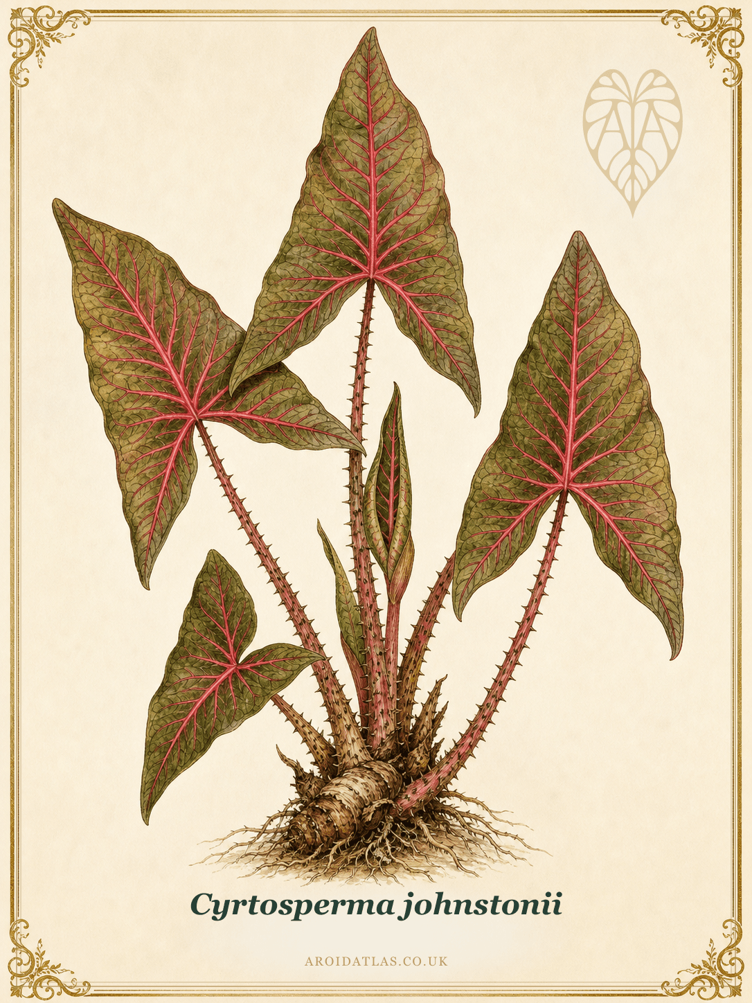 Red-Veined Cyrtosperma