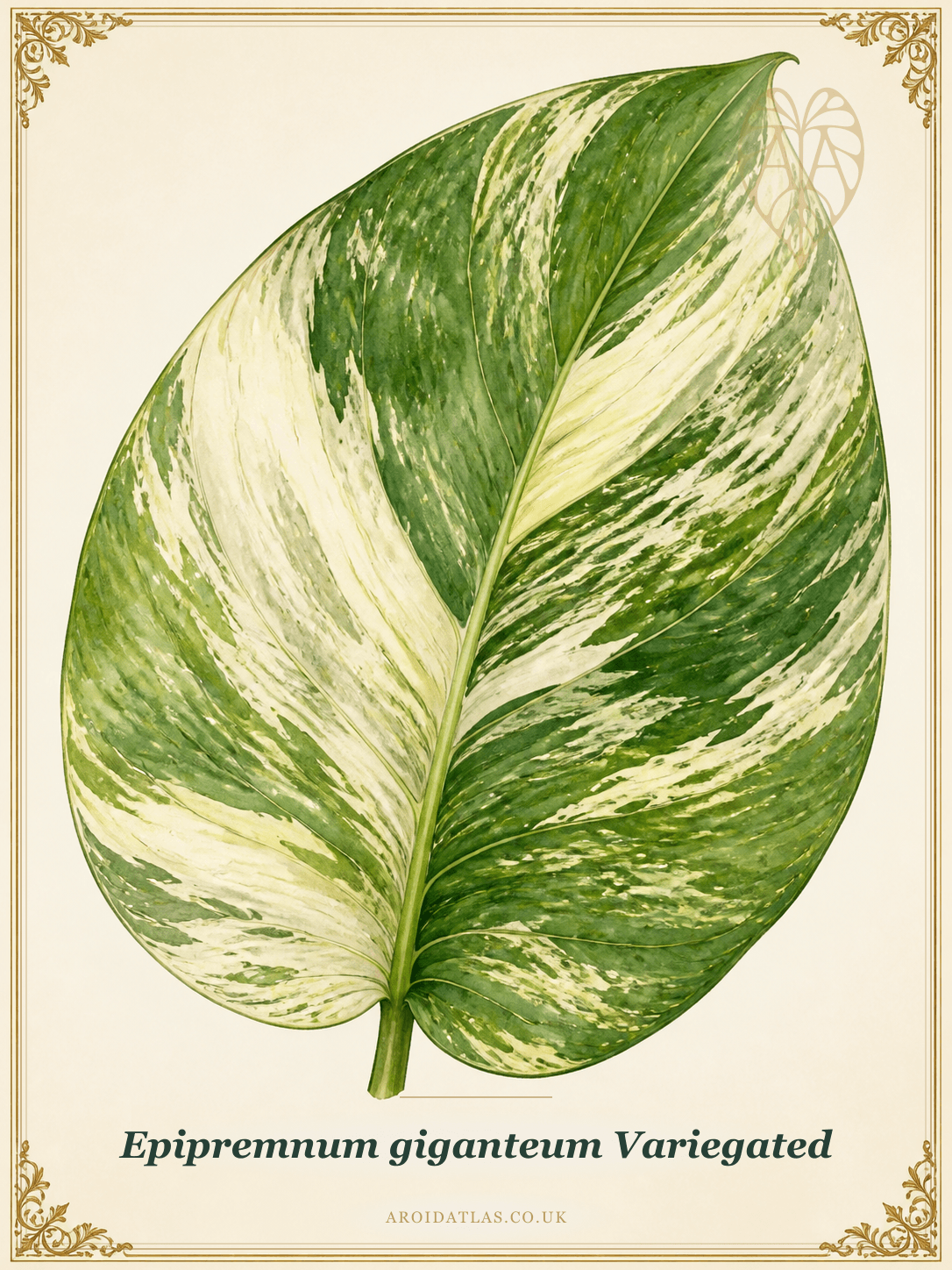 Marble Variegated Giant Epipremnum