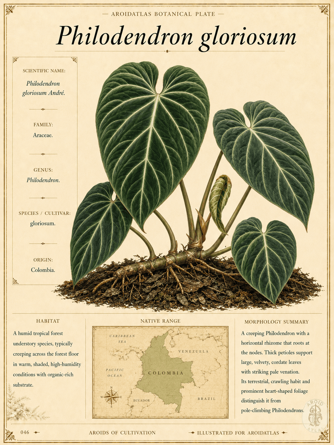 Philodendron gloriosum
