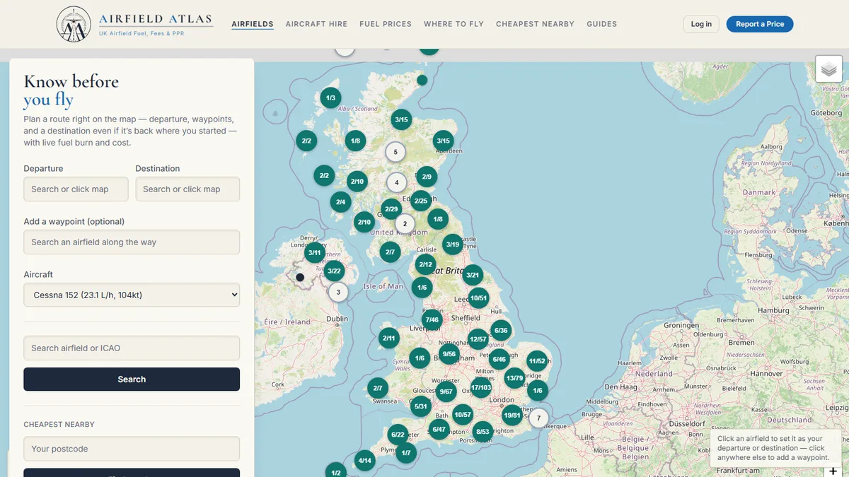 Airfield Atlas homepage