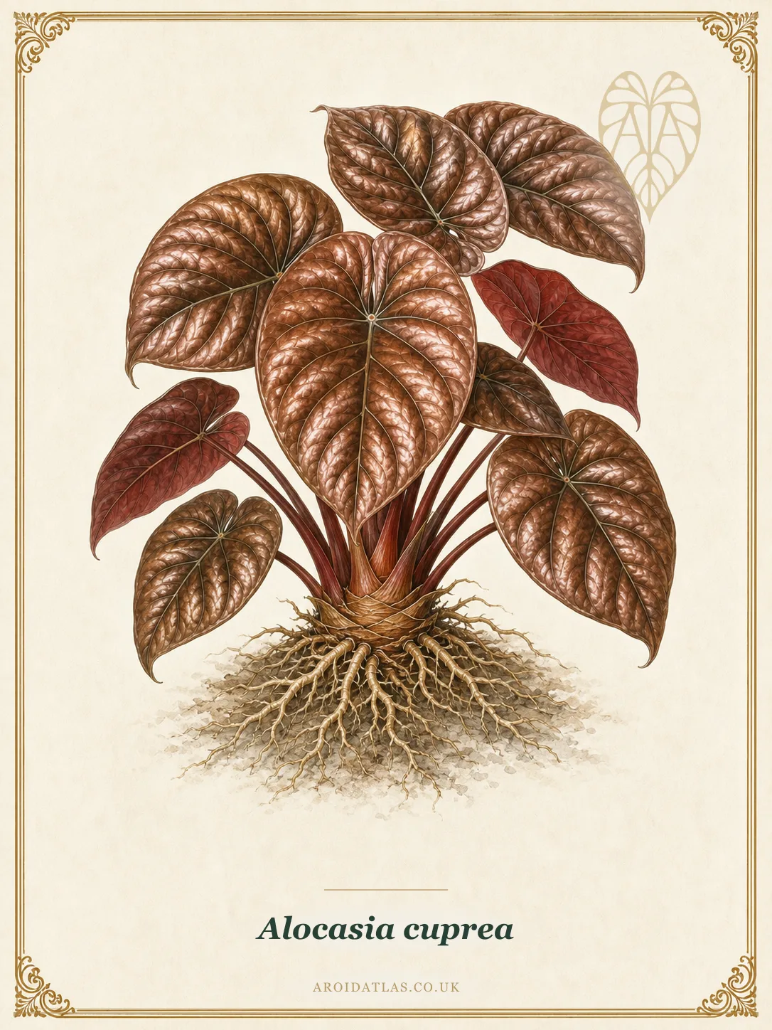 Red Secret Alocasia