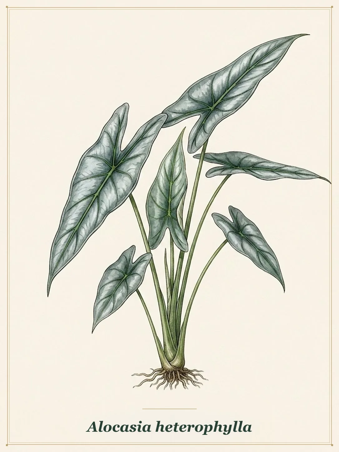 Metallic Jewel Alocasia