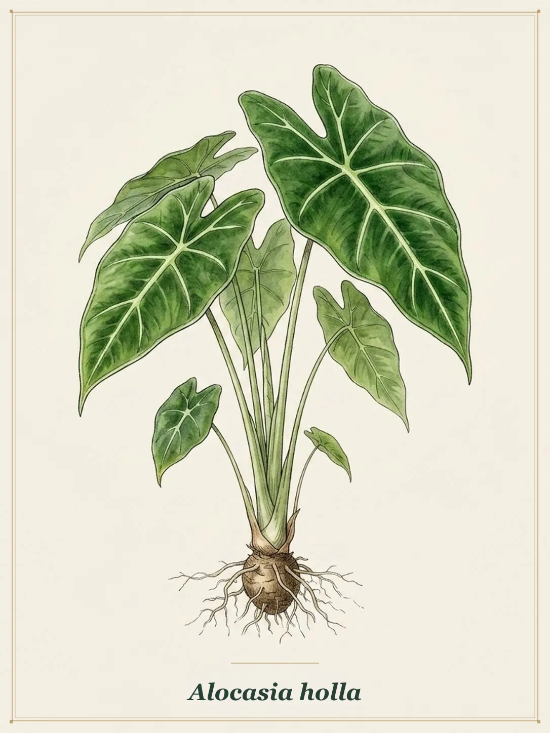 Alocasia holla