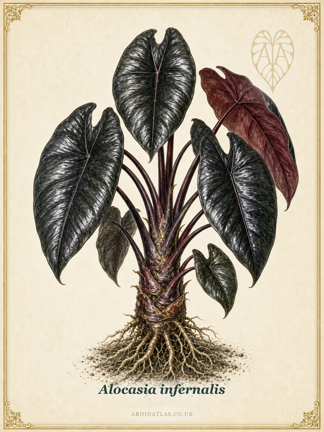 Alocasia infernalis