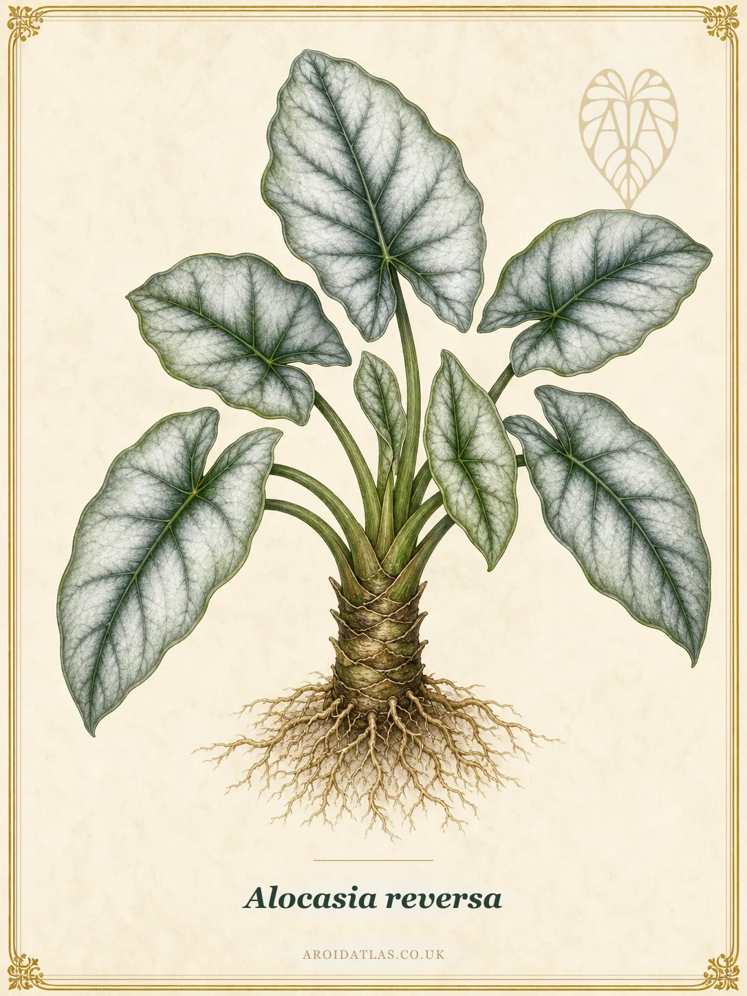 Alocasia reversa