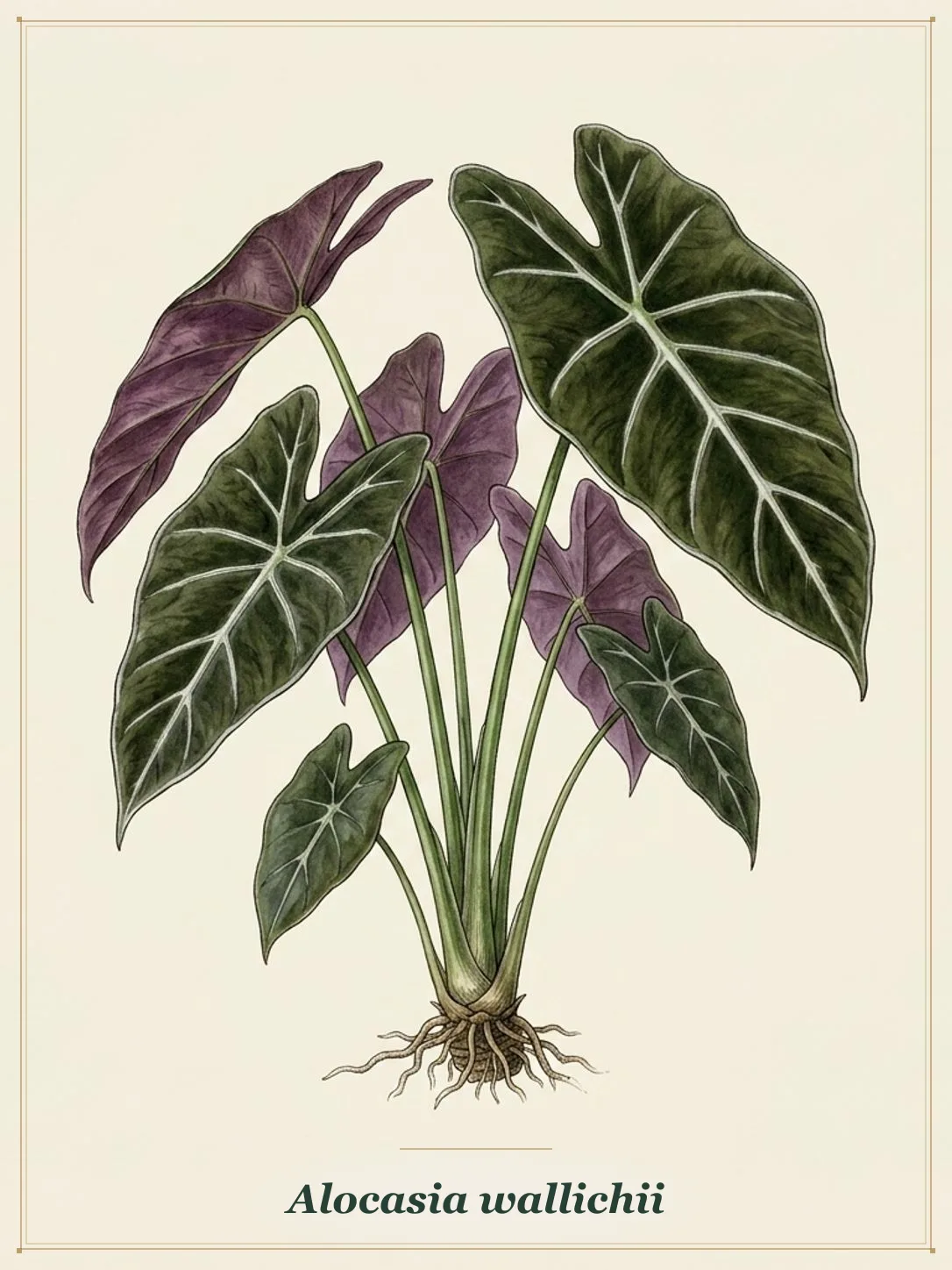 Alocasia wallichii