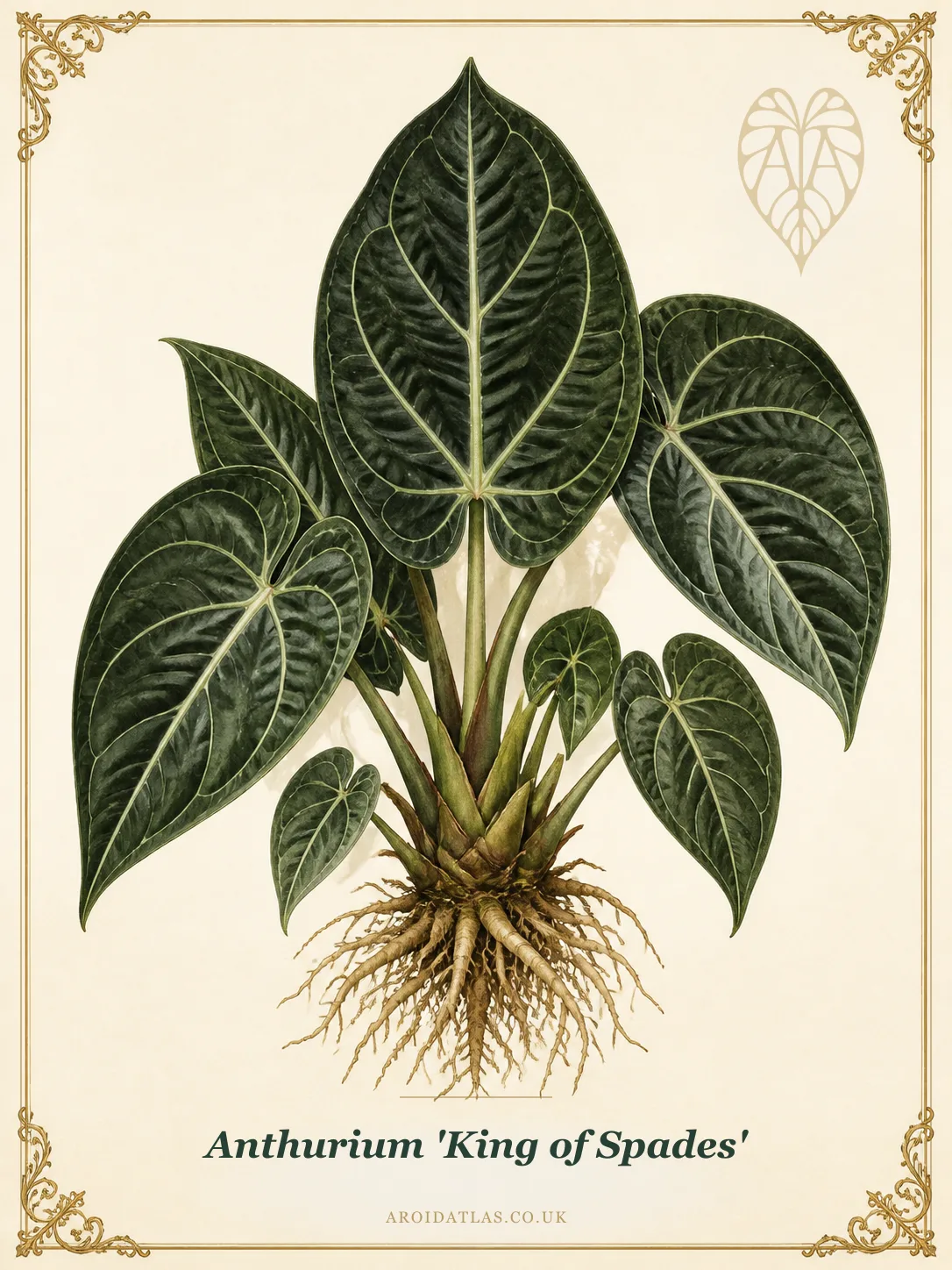 Anthurium 'King of Spades'