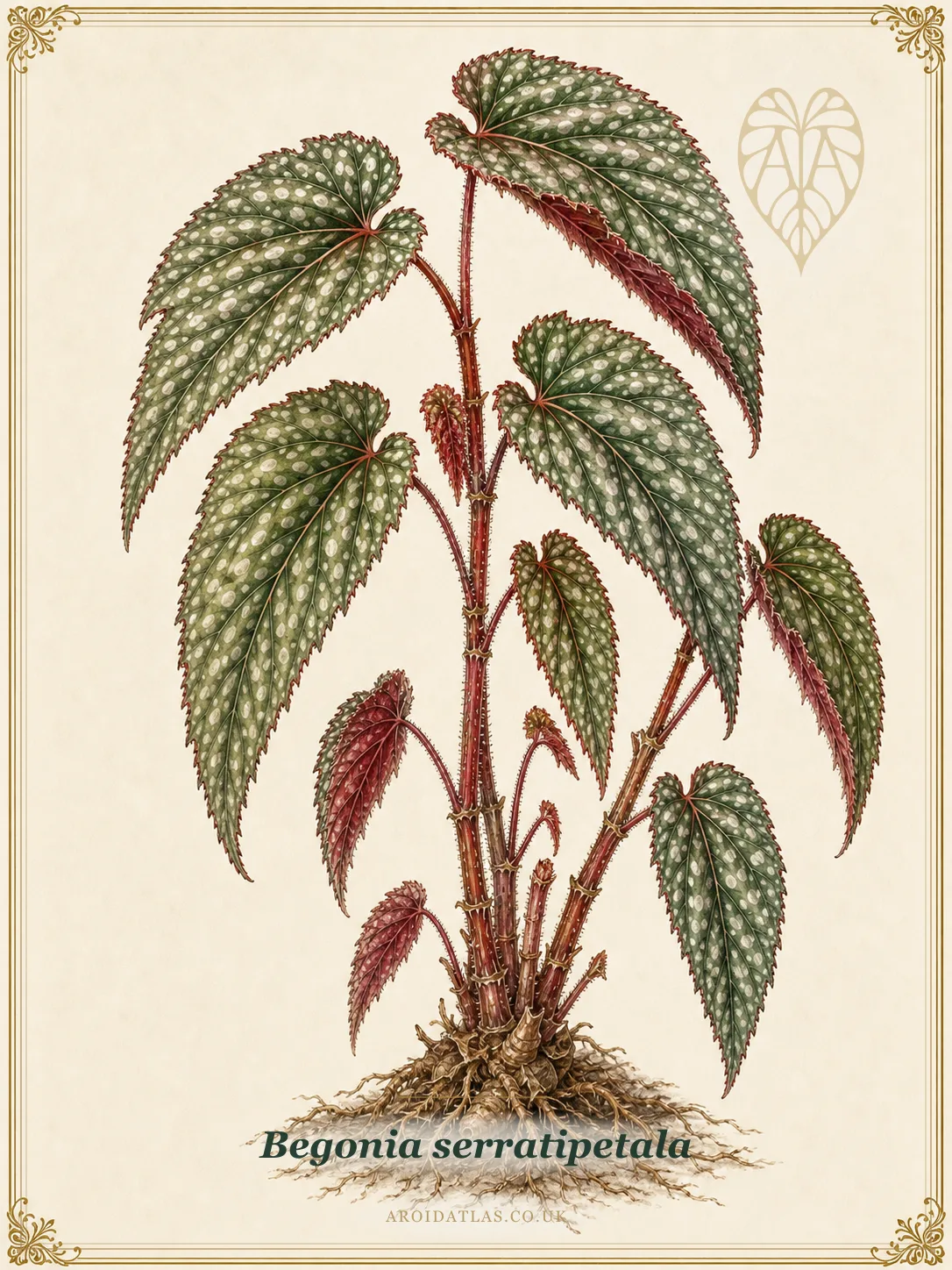 Begonia serratipetala