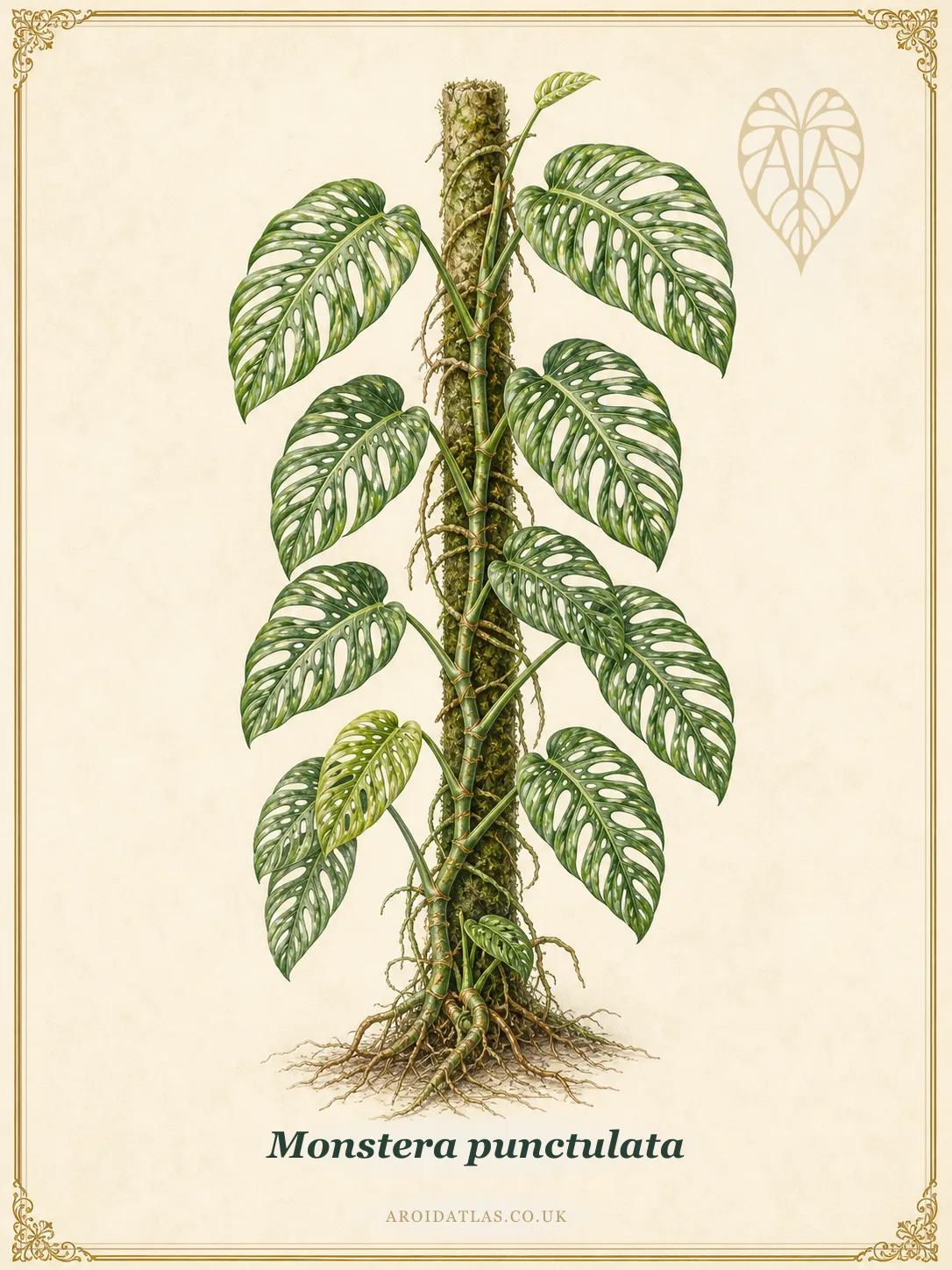 Punctulata Shingling Monstera