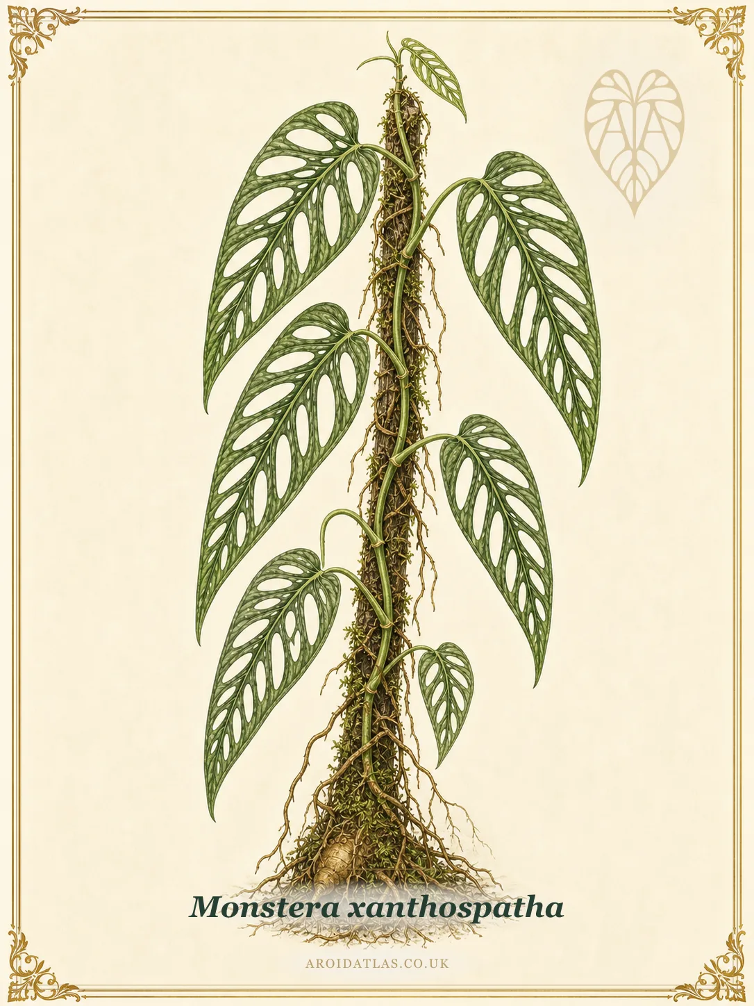 Monstera xanthospatha