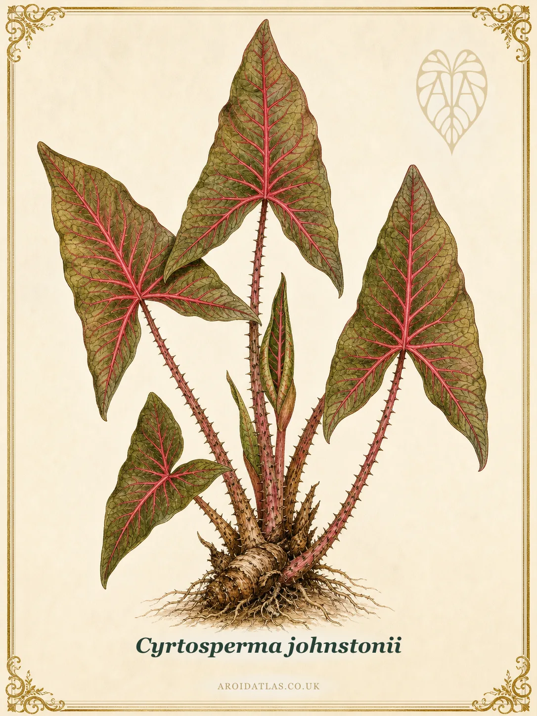 Red-Veined Cyrtosperma