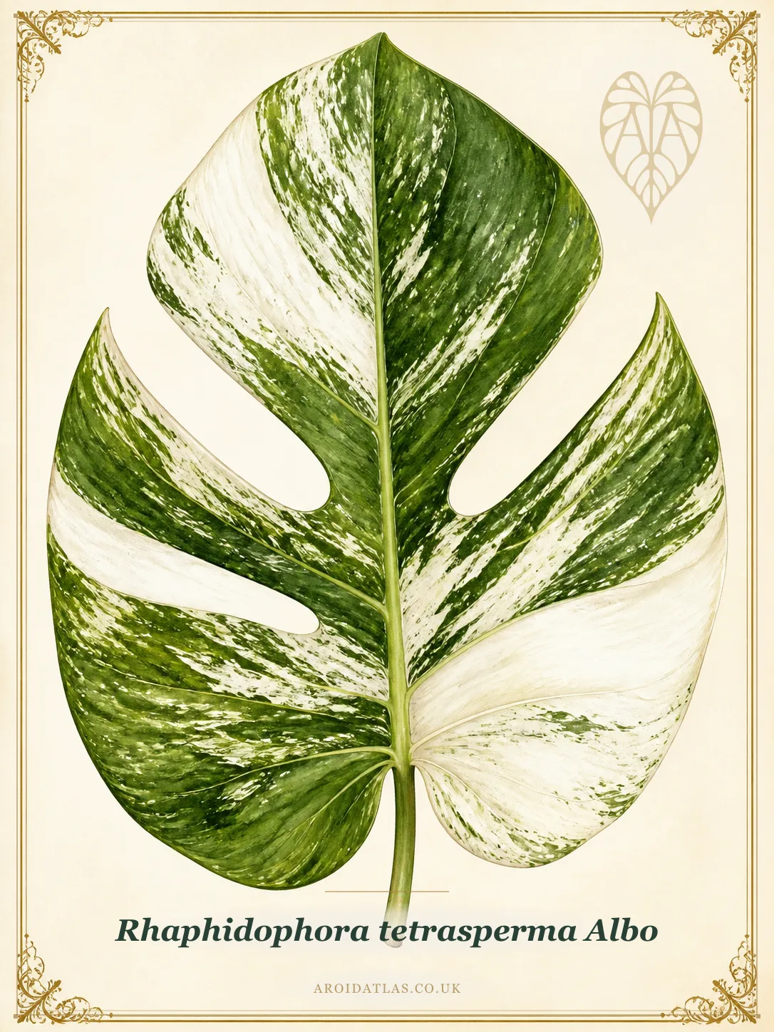 Albo Variegated Mini Monstera