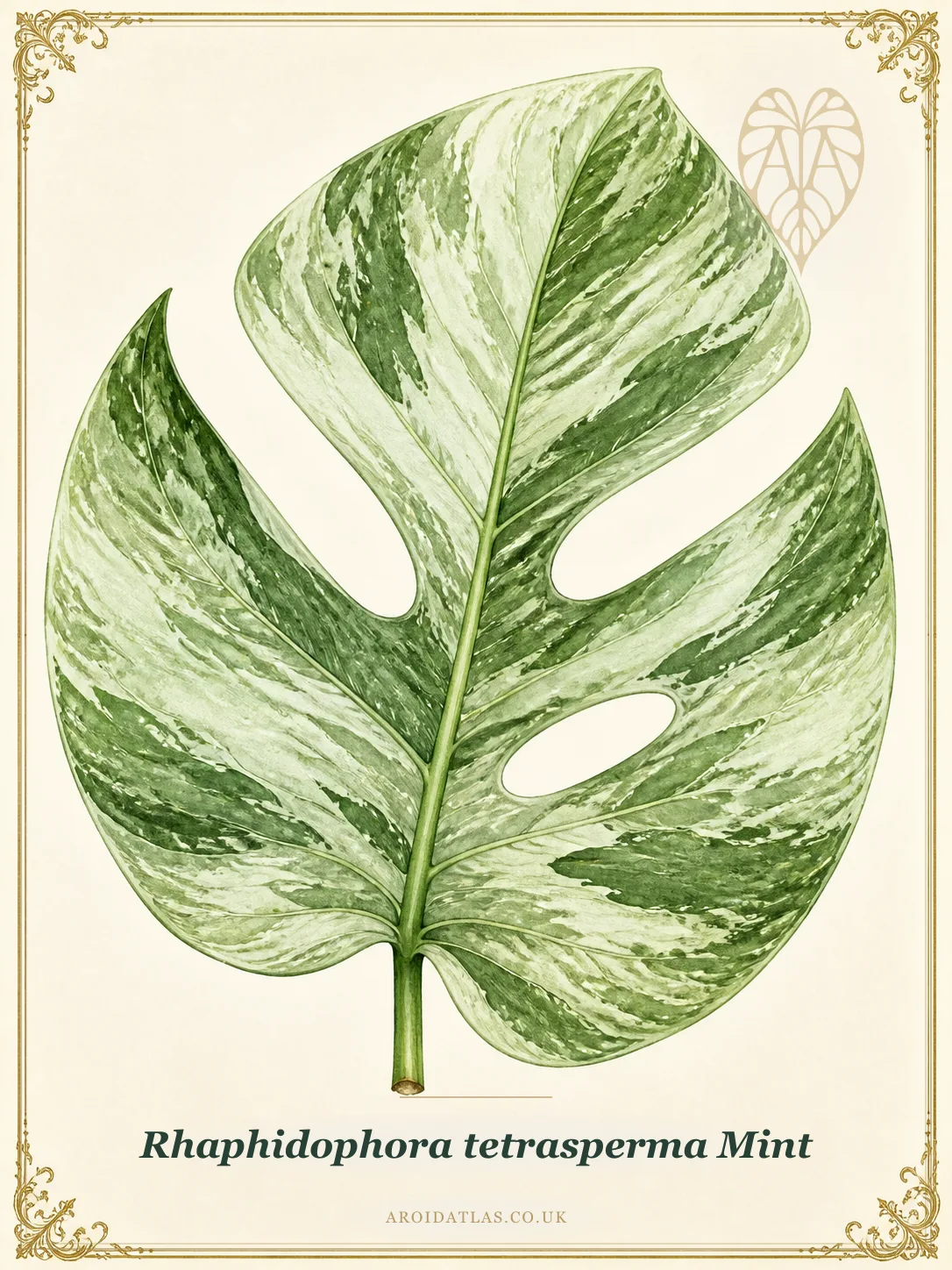 Mint Variegated Mini Monstera
