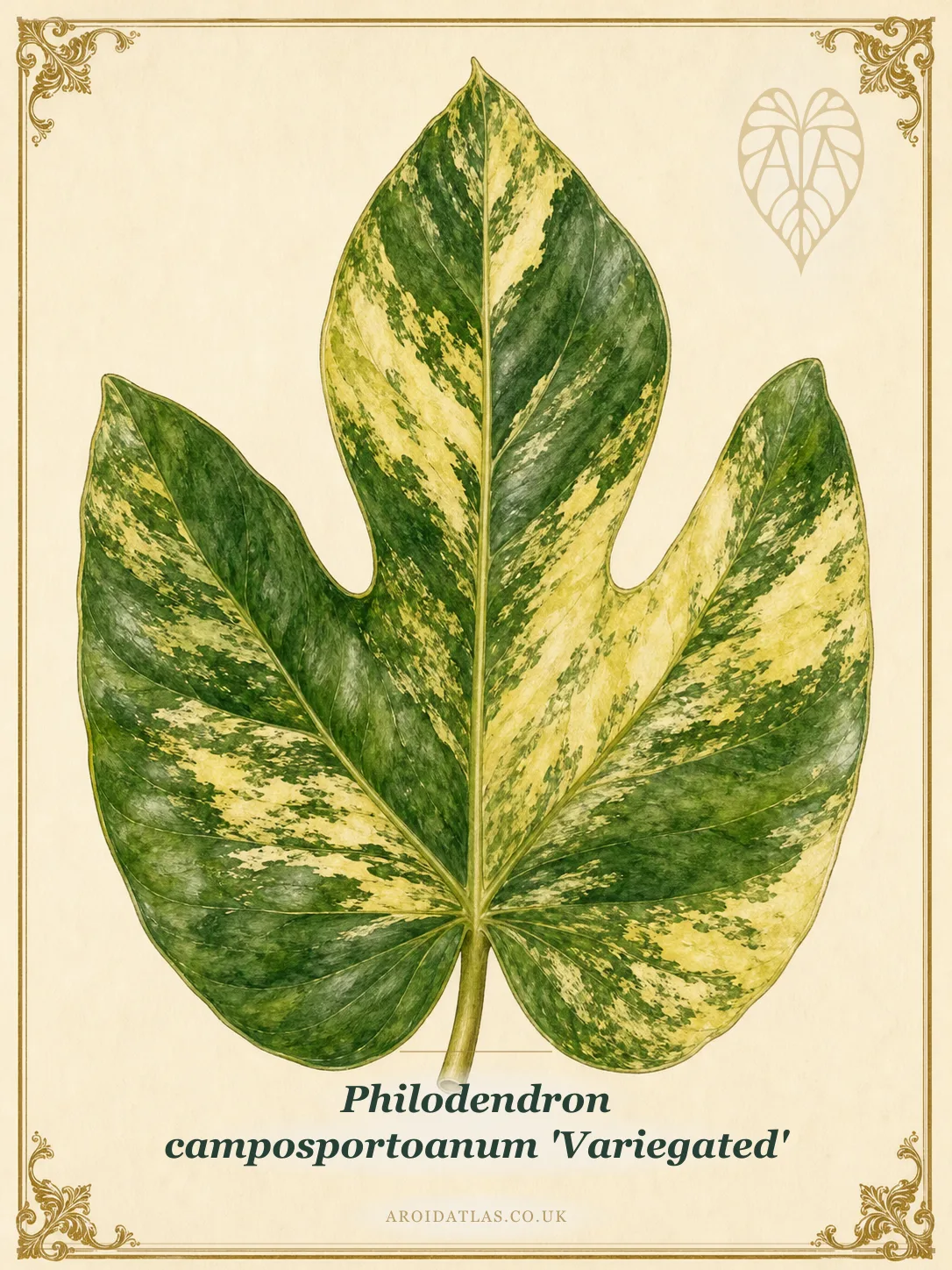 Variegated Camposportoanum Philodendron