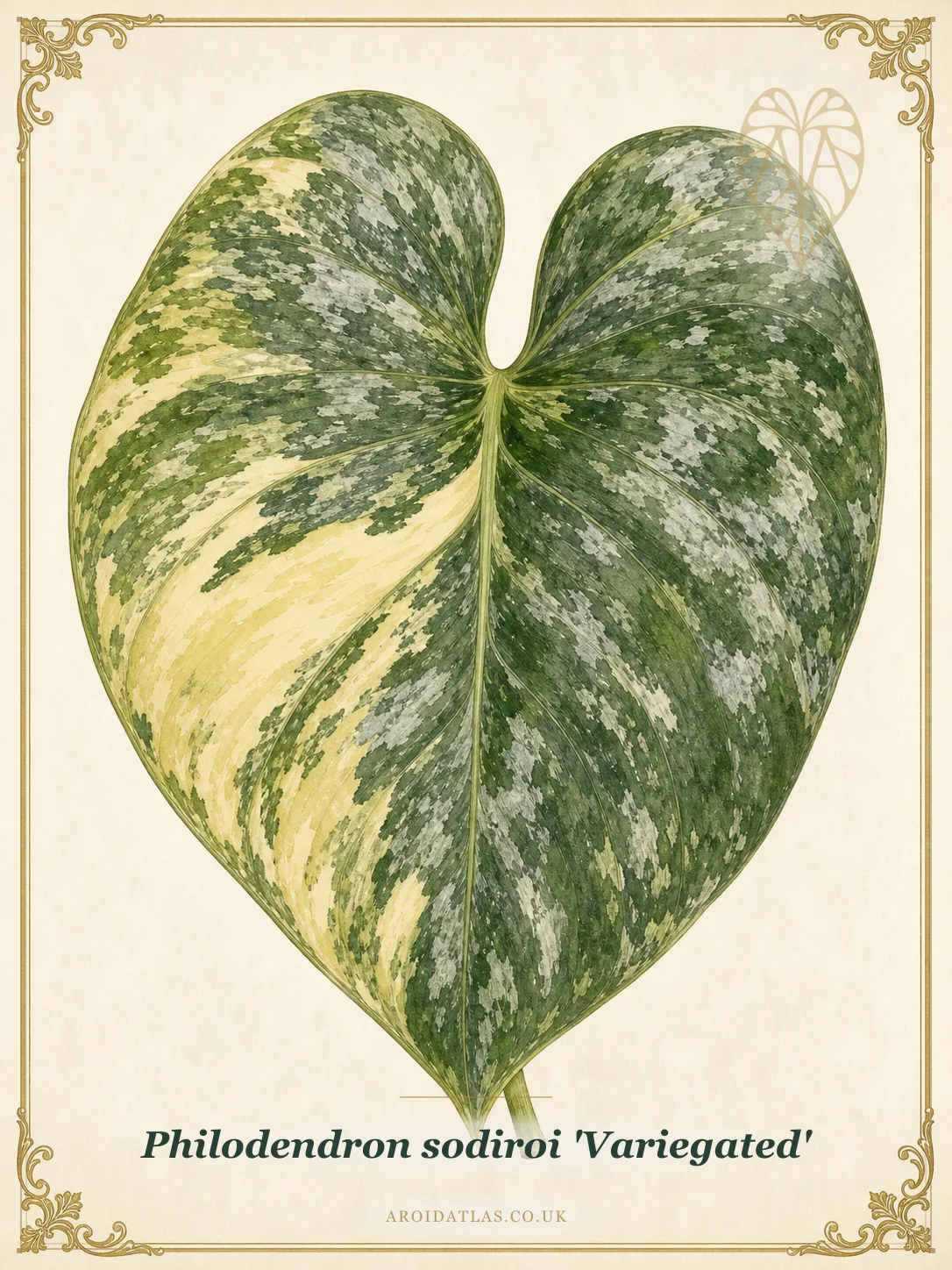 Variegated Sodiroi Philodendron